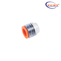 Push-fit HDPE Micro Duct End Stop Connector for Telecommunication Pipe