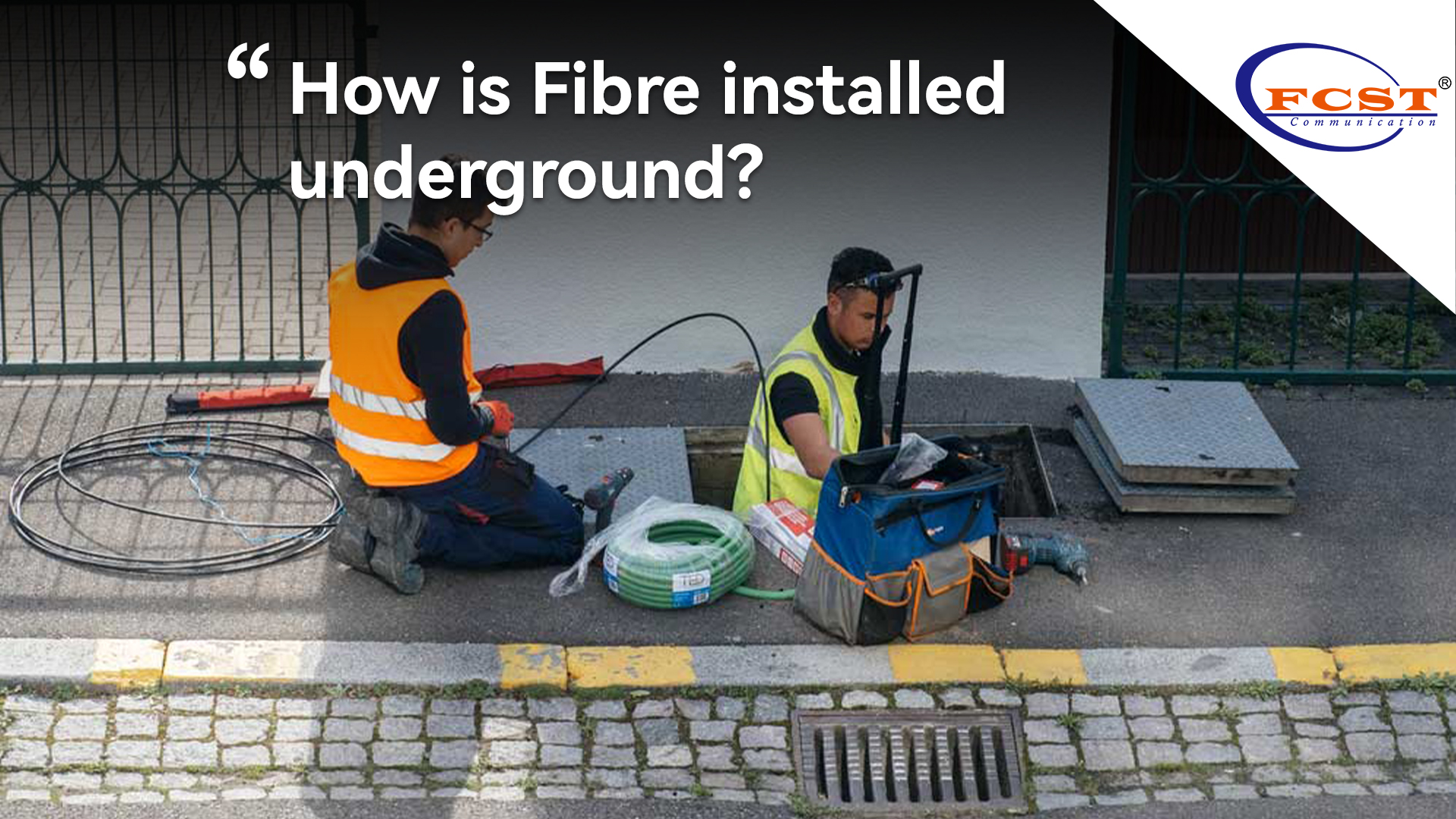 How is Fibre installed underground?