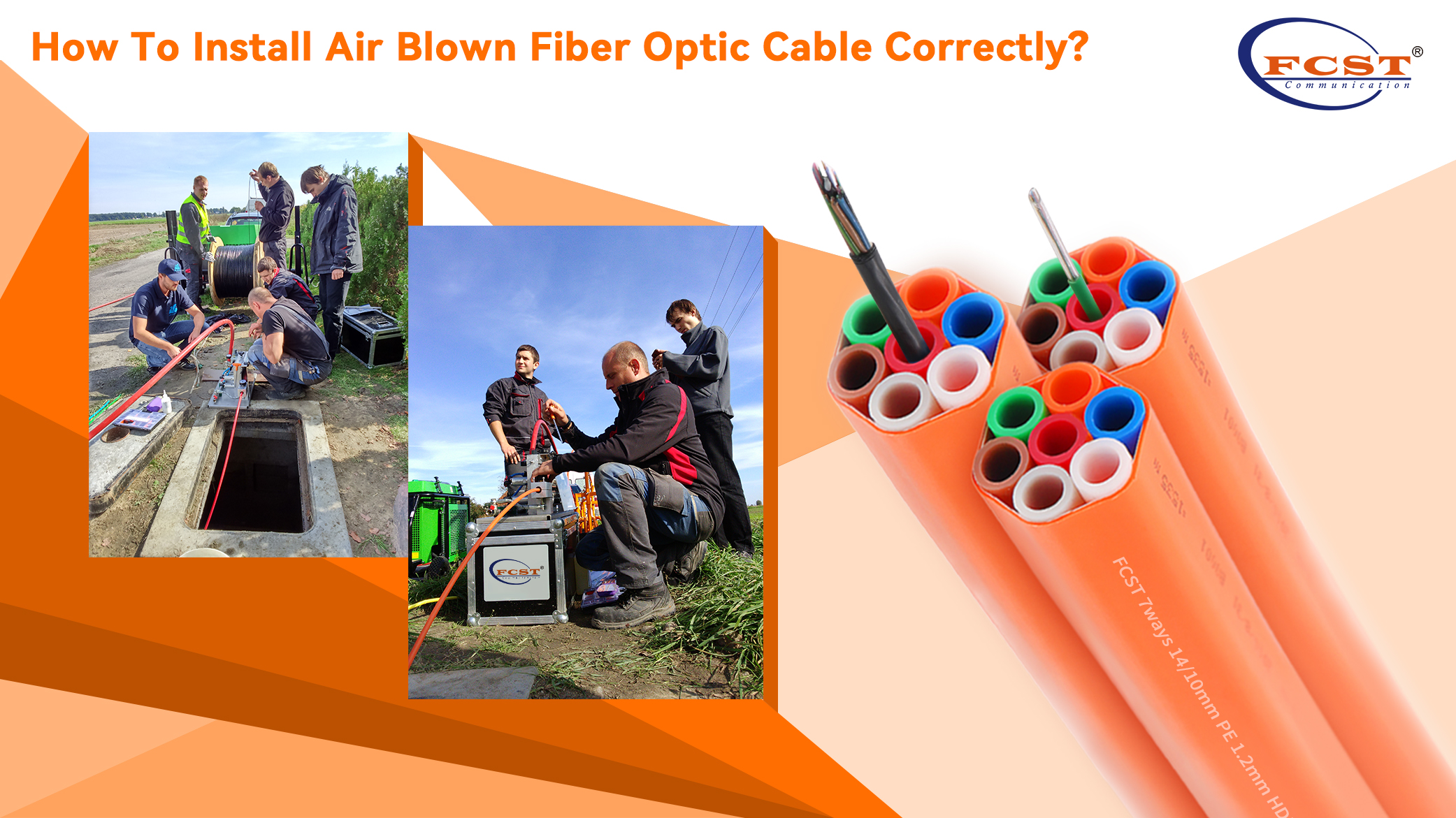 How To Install Air Blown Fiber Optic Cable Correctly?