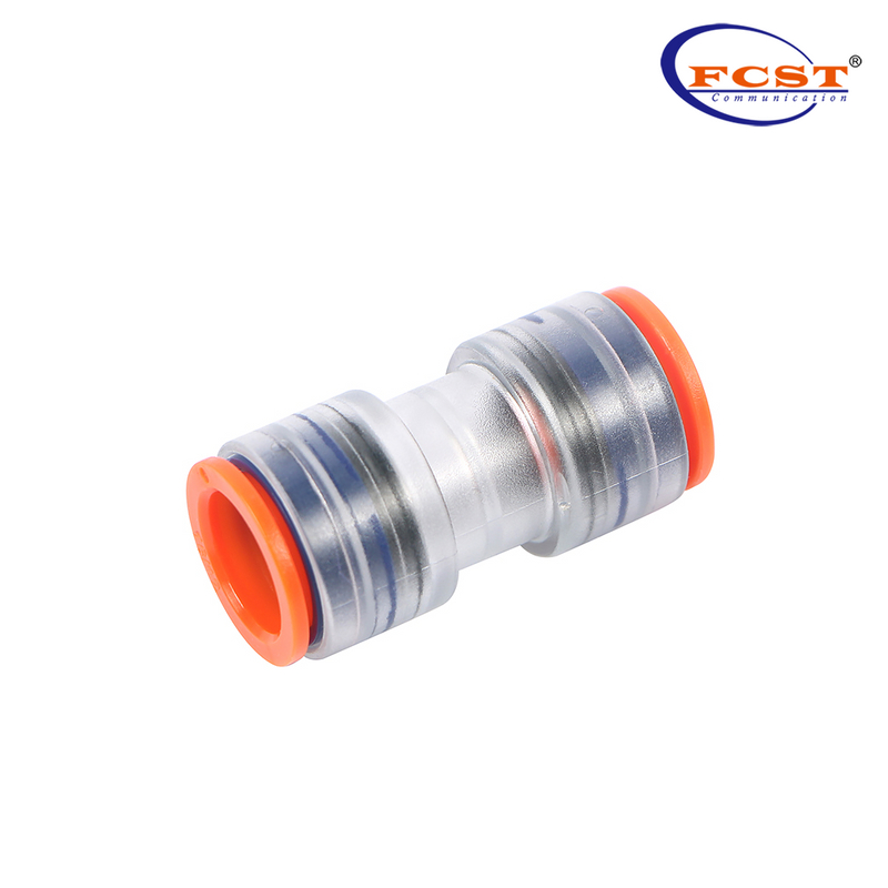 5/3.5mm 7/3.5mm 12/10mm 4/10mm Push-Fit Polyethylene Micro Duct Straight Connector for Telcome Duct Connectors